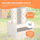 Rooster Farms 60cm Chicken Feather Plucker Electric Poultry Defeathering
