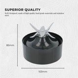 Kitchee 5 x For Nutribullet Extractor Cross Replacement Blade - 1200W 1200
