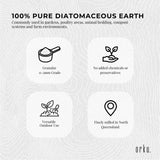 Orku 5Kg Diatomaceous Earth Garden 0-2mm Australian Fossil Shell Flour Tub In Australia - Darrahopens