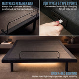 Therapedic Kinetic Advance Adjustable Double Bed Base with Head Tilt