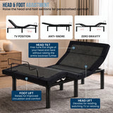 Therapedic Kinetic Advance Adjustable King Single Bed Base with Head Tilt In Australia - Darrahopens