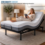 Therapedic Kinetic Advance Adjustable Long Single Bed Base with Head Tilt