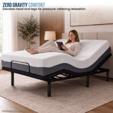 Therapedic Kinetic Advance Adjustable Queen Bed Base with Head Tilt
