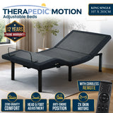 Therapedic Motion Adjustable King Single Bed Base with Wireless Remote In Australia - Darrahopens