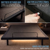 Therapedic Versa Adjustable Double Bed Base with Massage Function