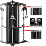 Powertrain Home Gym Station Functional Trainer Power Rack 136kg Weight Stack