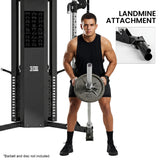 Powertrain Home Gym Station Functional Trainer Power Rack 136kg Weight Stack