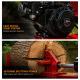 Yukon 60 Tonne Petrol Log Splitter with Hydraulic Lift 420cc In Australia - Darrahopens