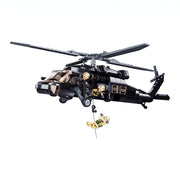 Sluban B1012 Model Kit UH60 Black Hawk Medical Rescue Helicopter US Army MEDEVAC Air Force Military Building Blocks DIY In Australia - Darrahopens