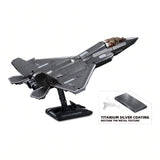 Sluban B1186 Model Kit 1:44 J35 Carrier Fighter Chinese Stealth Jet Plane Modern PLAAF Building Blocks DIY Set Toy In Australia - Darrahopens