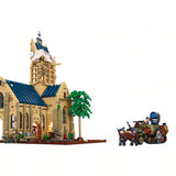 Sluban B1532 Model Kit 44cm Battle Of Sainte Mere Eglise D-Day WWII Paratrooper Army Building Blocks DIY Set Toy In Australia - Darrahopens