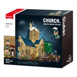 Sluban B1532 Model Kit 44cm Battle Of Sainte Mere Eglise D-Day WWII Paratrooper Army Building Blocks DIY Set Toy In Australia - Darrahopens