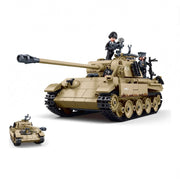 Sluban B1535 Model Kit 1:35 Panther G Tank German Panzer WWII Army Military Building Blocks DIY Construction Set Toy In Australia - Darrahopens