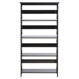 Sarantino Daphne 5-tier Cross Panel Bookshelf