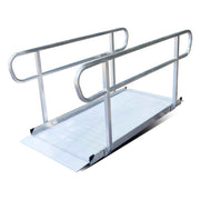 Kartrite 6ft Aluminium Wheelchair Ramp with Handrails 386kg Capacity 72cm Width In Australia - Darrahopens