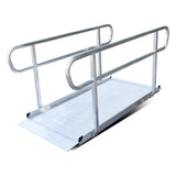 Kartrite 6ft Aluminium Wheelchair Ramp with Handrails 386kg Capacity 72cm Width In Australia - Darrahopens