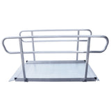 Kartrite 6ft Aluminium Wheelchair Ramp with Handrails 386kg Capacity 72cm Width