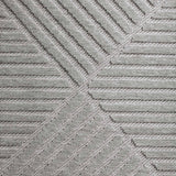 Alpha Outdoor Rug - Light Grey - 80x150