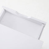 2X Bedside Table 2 Drawer Wood Leg Storage Cabinet Nightstand SUZY WHITE