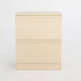 2X Bedside Table Side Storage Cabinet Nightstand Bedroom 2 Drawer JOSS OAK