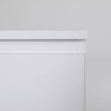 Bedside Table Side Storage Cabinet Nightstand Bedroom 2 Drawer JOSS WHITE