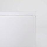 2X Bedside Table Side Storage Cabinet Nightstand Bedroom 2 Drawer Legs ETTA WHITE