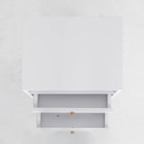 2X Bedside Table Side Storage Cabinet Nightstand Bedroom 2 Drawer ANYA - WHITE