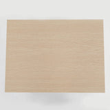 Bedside Table 3 Drawer Wood Leg Storage Cabinet Nightstand LACY OAK