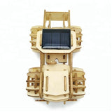 Model car 3D Ply Wood puzzle- Build and Paint your own 4 x 4 Truck Car craft kit with MOTOR (solar or battery)