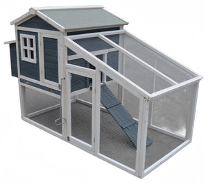 YES4PETS Large Chicken Coop Rabbit Guinea Pig Hutch Ferret House Chook Hen House Run