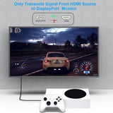 BENFEI 344GY-3M HDMI to DisplayPort Unidirectional 4K Active Cable with USB Powered 3M