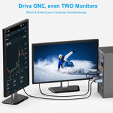 BENFEI 344GY-3M HDMI to DisplayPort Unidirectional 4K Active Cable with USB Powered 3M