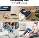 BENFEI 393GY-2M USB3.0 Male to Female Extension cable Nylon Braided 2M