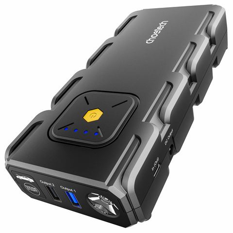 CHOETECH TC0009 16000mAh Portable Car Jump Starter with Emergency Light