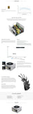 SEASONIC FOCUS GX (ONESEASONIC) WHITE EDITION GX-850 (SSR-850FX WHITE)  850W 80 PLUS GOLD PSU