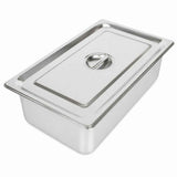Commercial Stainless Steel GN 1/1 150mm Deep Gastronorm Bain Marie Buffet Steam Table Food Pan with Lid In Australia - Darrahopens