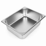 Commercial Stainless Steel GN 1/2 100mm Deep Gastronorm Bain Marie Buffet Steam Table Food Pan In Australia - Darrahopens