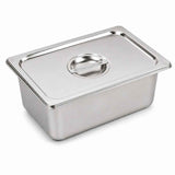 Commercial Stainless Steel GN 2/3 150mm Deep Gastronorm Bain Marie Buffet Steam Table Food Pan with Lid In Australia - Darrahopens