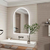 Interior Ave - 90 x 60cm Arched LED Bathroom Mirror