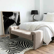 Interior Ave - Solace Textured Bench - Natural Taupe In Australia - Darrahopens
