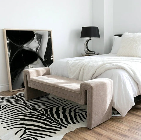 Interior Ave - Solace Textured Bench - Natural Taupe