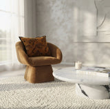 Nobu Round Sculptural Stone Coffee Table - Panda Marble Finish In Australia - Darrahopens