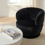 Interior Ave - Luna Swivel Armchair - Black
