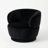 Interior Ave - Luna Swivel Armchair - Black