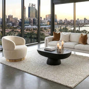 Interior Ave - Luna Swivel Armchair - Vanilla Oat In Australia - Darrahopens