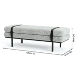 Interior Ave - Porter Bench - Light Grey
