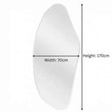 Interior Ave - Opal Irregular LED Wall Mirror – Backlit Statement Mirror