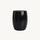 Atelier Noir Studded Side Table - Black