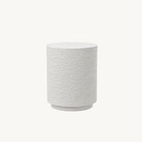 Muse Textured Side Table - Fossil