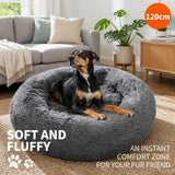 Dog Pet Cat Mat Puppy Warm Soft Cotton Washable Reusable Calming Bed Dark Gray In Australia - Darrahopens